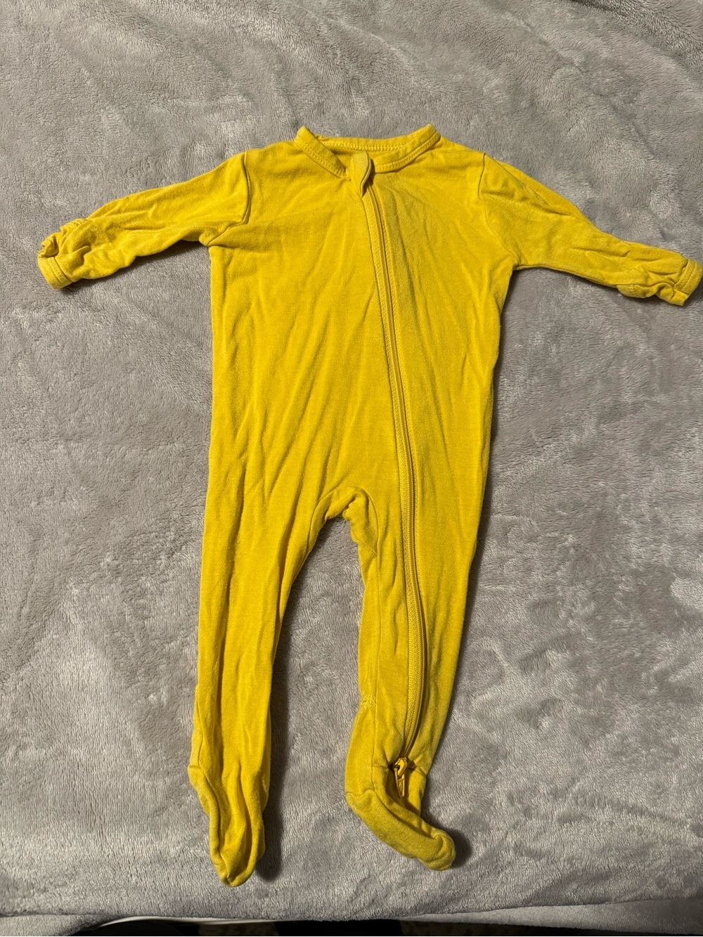Kyte BABY Yellow Footed Zip One-Piece Romper